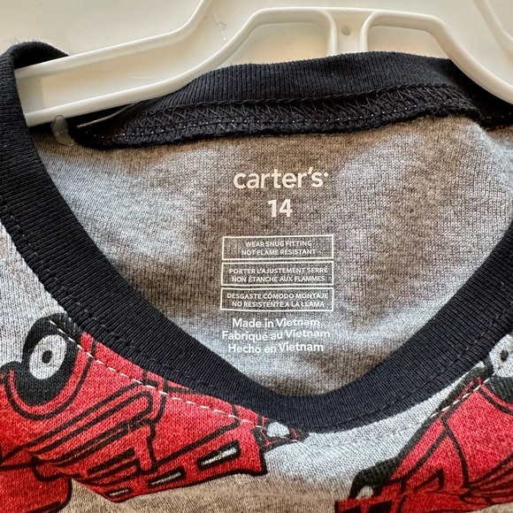 *NEW* Carters 14 Pajamas set of 2 - Picture 5 of 6
